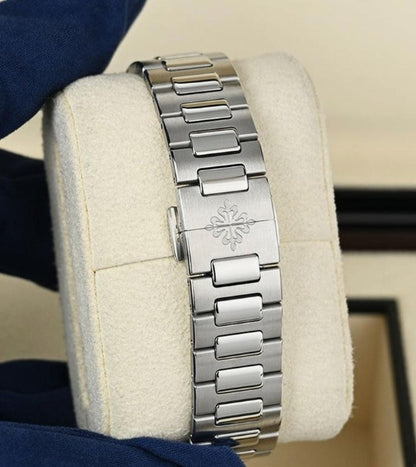 Patek Philippe Nautilus 35mm Steel Diamond Bezel Blue Index Dial New 2026