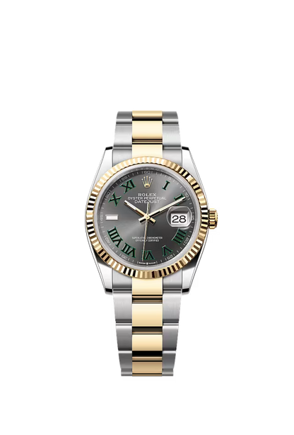 Rolex Datejust 36mm Steel & Gold Wimbeldon Dial Oyster 2022