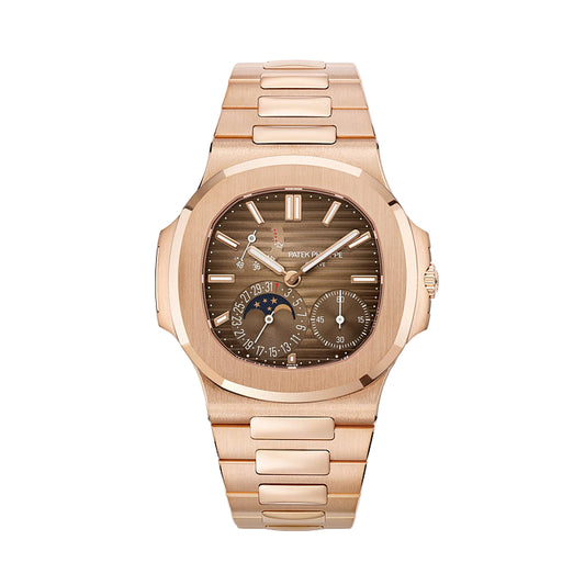 Patek Philippe Nautilus 40mm Rose Gold Sunburst Brown Dial 2024